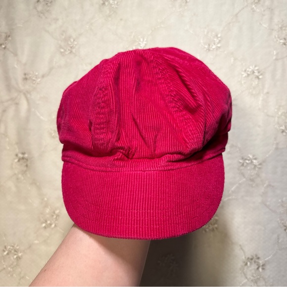 vintage y2k old navy pink corduroy newsboy hat – size l/xl - Picture 4 of 5